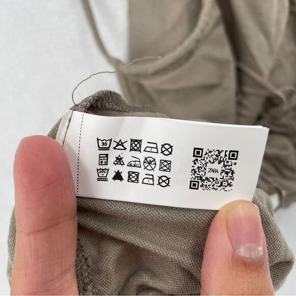 ~Zara Women's Cropped Halter Top NWT M - Picture 6 of 7